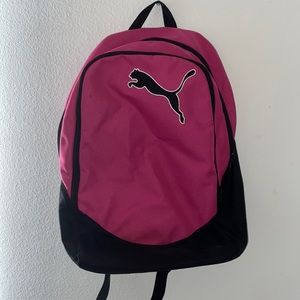 Pink puma backpack